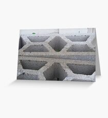 White Pattern Greeting Card