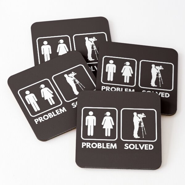 Item preview, Filmmaking Problem Solved, Funny Filmmaker Design, Filmmaking Quote  designed and sold by Aerial Addicts.