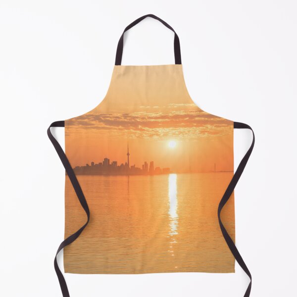 Item preview, Rose Gold and Orange - Sun Rising Over Toronto Skyline designed and sold by Georgia Mizuleva.