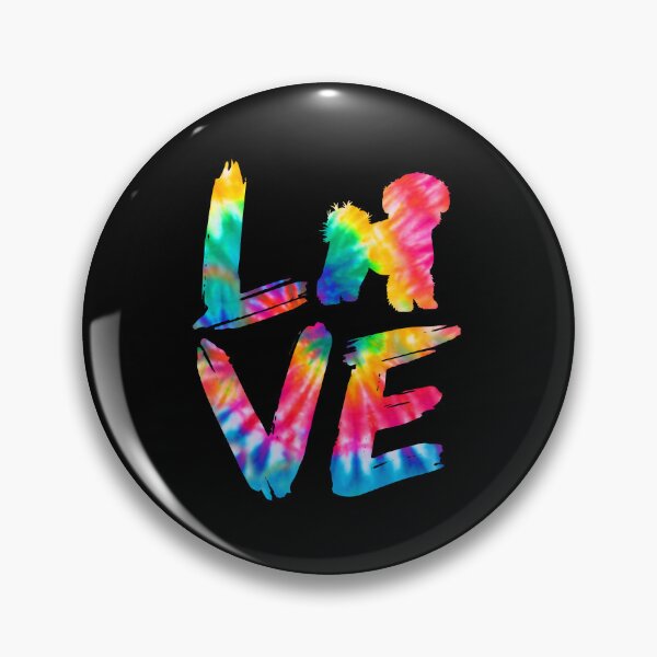 Item preview, Shichon Dog Love Tie Dye Design designed and sold by rafaeltto.
