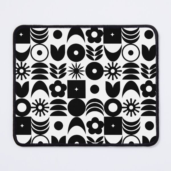 Item preview,  Black White 70s Disco Geometric Pattern  designed and sold by SunnyBrand.
