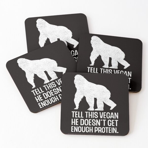 Item preview, Vegan Protein Vegetarian Veganism Animal Rights Food Veggie designed and sold by TomGiantDesigns.