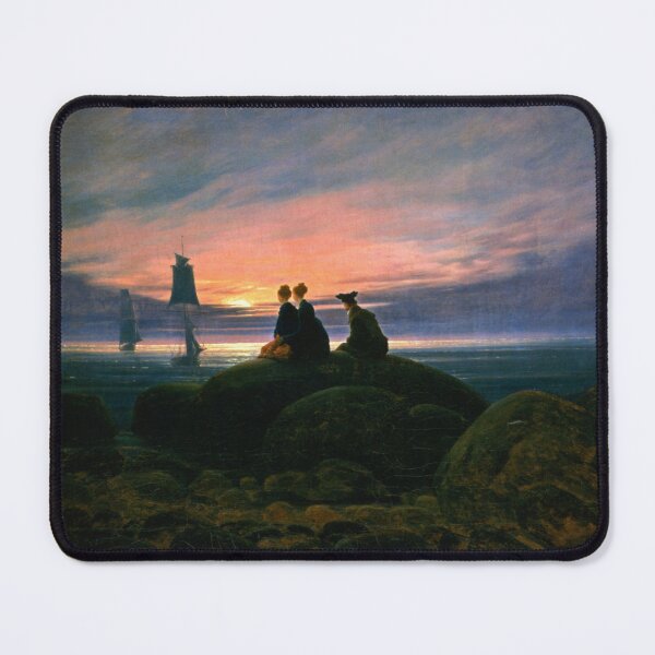 Item preview, People sitting on a rock looking out to sea - Casar David Friedrich designed and sold by Vintage Designs +.