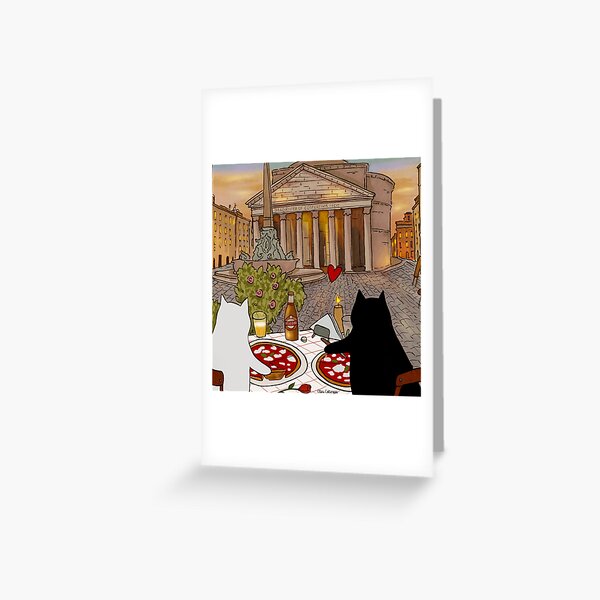 Item preview, Pizza in the Piazza  designed and sold by Stanis the Cat.