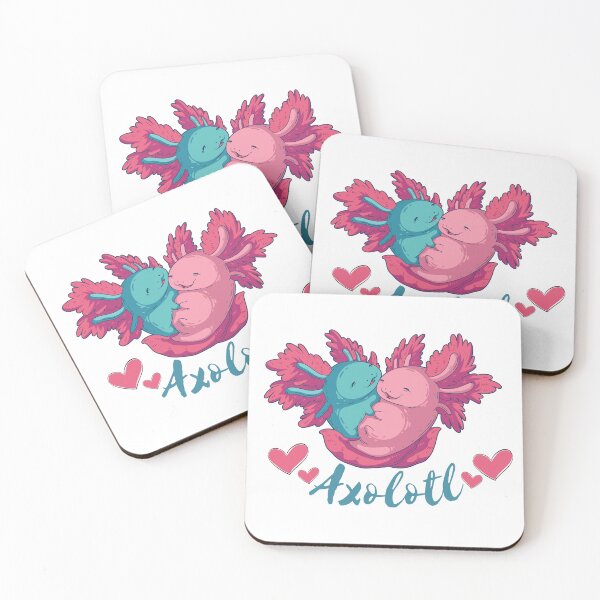 Item preview, Axolotl couple | Cute Axolotl | Axolotl Essentials | Axolotl lovers | Axolotl love designed and sold by NotUrAverageART.