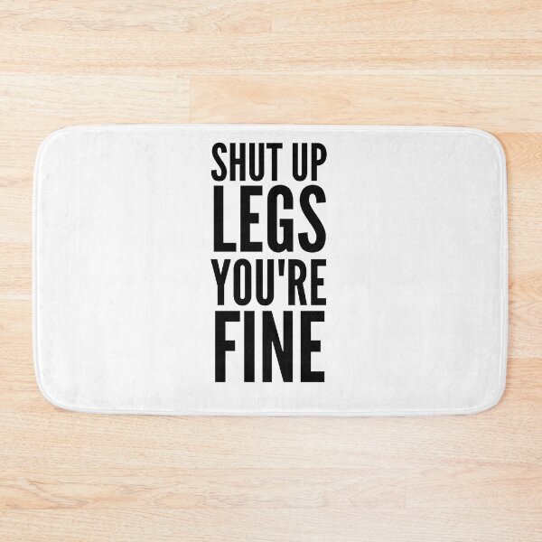 Item preview, Shut Up Legs - Funny Running I designed and sold by RunPower.