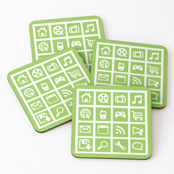 Item preview, Web icon graphics (green) designed and sold by QueenieLamb.