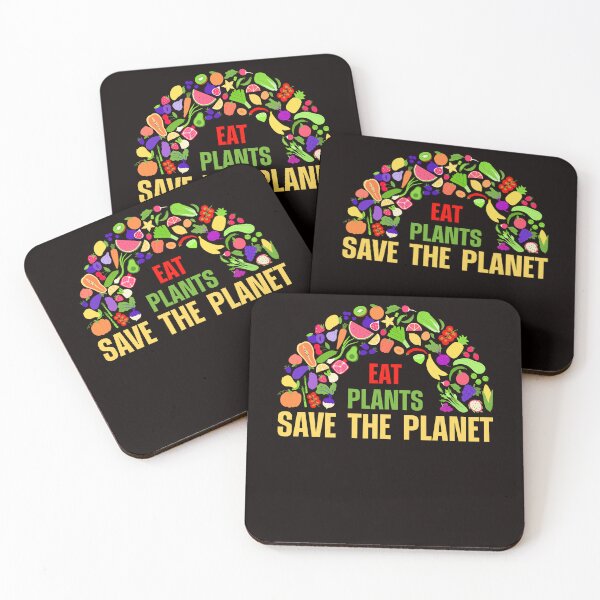 Item preview, Eat Plants Save The Planet Vegan Vegetarian Veganism Veggie designed and sold by TomGiantDesigns.