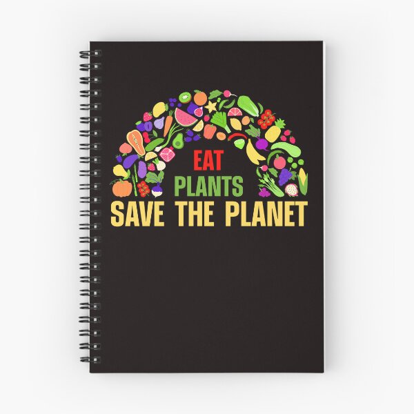 Item preview, Eat Plants Save The Planet Vegan Vegetarian Veganism Veggie designed and sold by TomGiantDesigns.