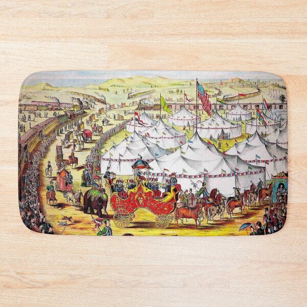 Item preview, GIBSON CIRCUS: Vintage 1874 Procession Advertising Print designed and sold by posterbobs.