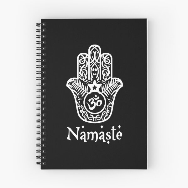 Item preview, Namaste Hand Hamsa yoga hinduism vedas OHM designed and sold by AmeliaDahnay.