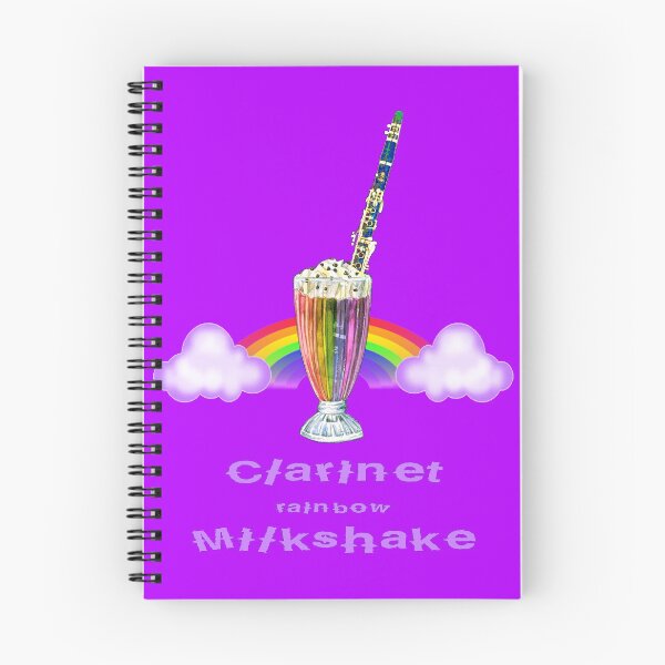 Item preview, Clarinet Rainbow Milkshake designed and sold by MissMusica.