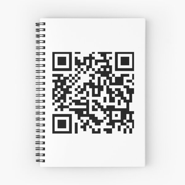 Aperçu de l'œuvre autocollant de code qr rickroll Sticker créée et vendue par AmeliaDahnay.