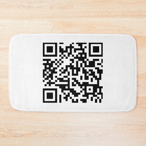 Item preview, rickroll qr code sticker Sticker designed and sold by AmeliaDahnay.