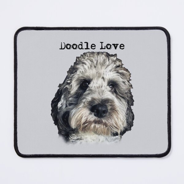 Item preview, Black & White Merle Cockapoo / Doodle Dog  designed and sold by Happy Dog Doodles.