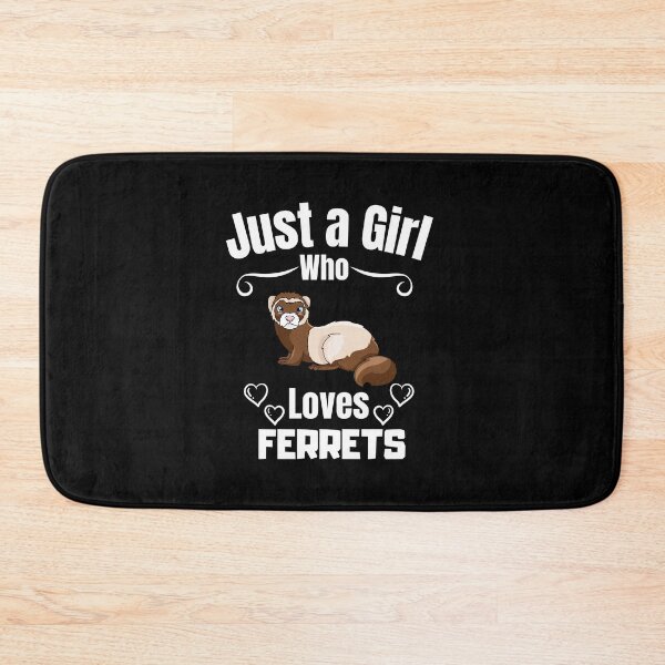 Item preview, Just a Girl Who loves Ferrets designed and sold by WaguinhoTex.