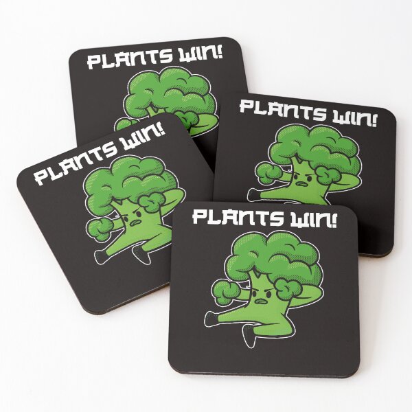 Item preview, Plants Win Vegan Vegetarian Veganism Animal Rights Meatless designed and sold by TomGiantDesigns.