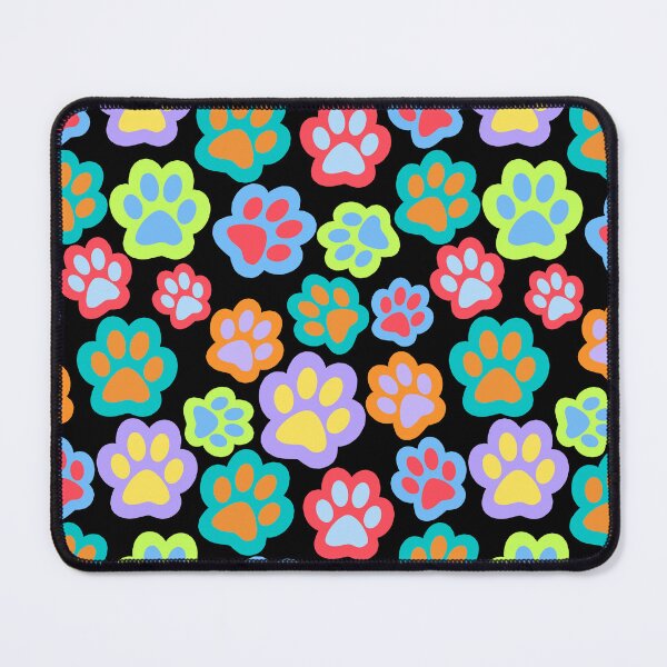 Item preview, Colorful Cat and Dog Paw Pattern designed and sold by yoshra.