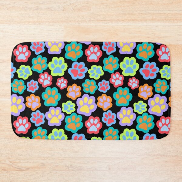 Item preview, Colorful Cat and Dog Paw Pattern designed and sold by yoshra.