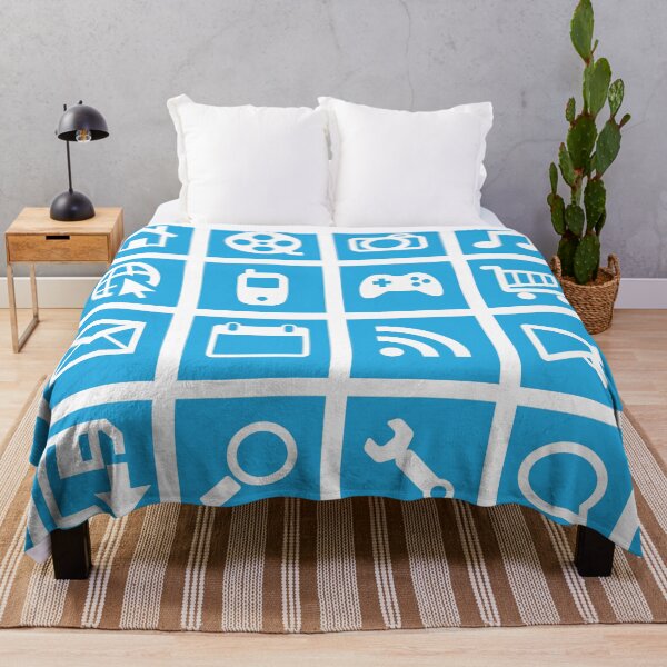 Item preview, Web icon graphics (blue) designed and sold by QueenieLamb.