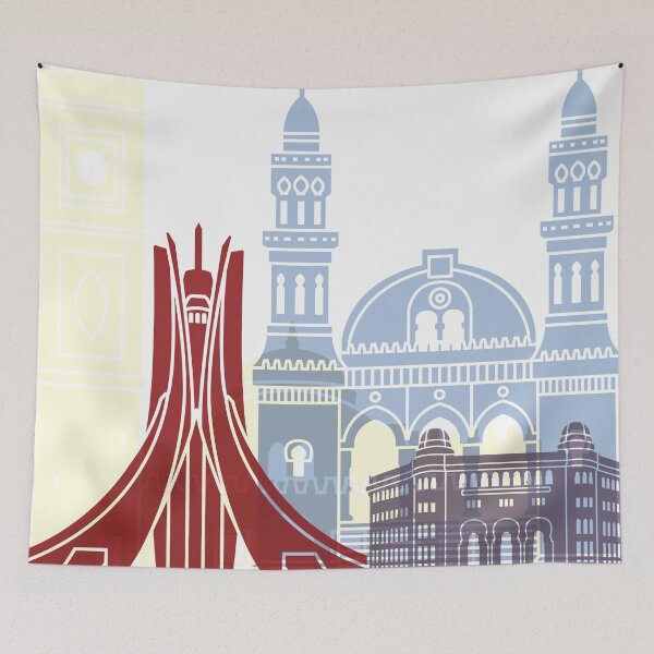 Item preview, Algiers skyline poster designed and sold by paulrommer.