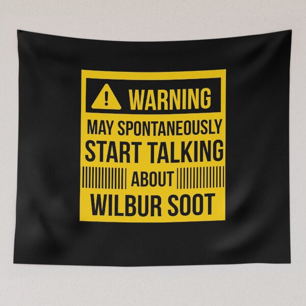 Artikelvorschau, Warnung kann spontan über Wilbur Ruß sprechen entworfen und verkauft von celebteyz.