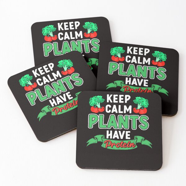 Item preview, Plants Have Protein Vegan Vegetarian Veganism Veggie Food designed and sold by TomGiantDesigns.