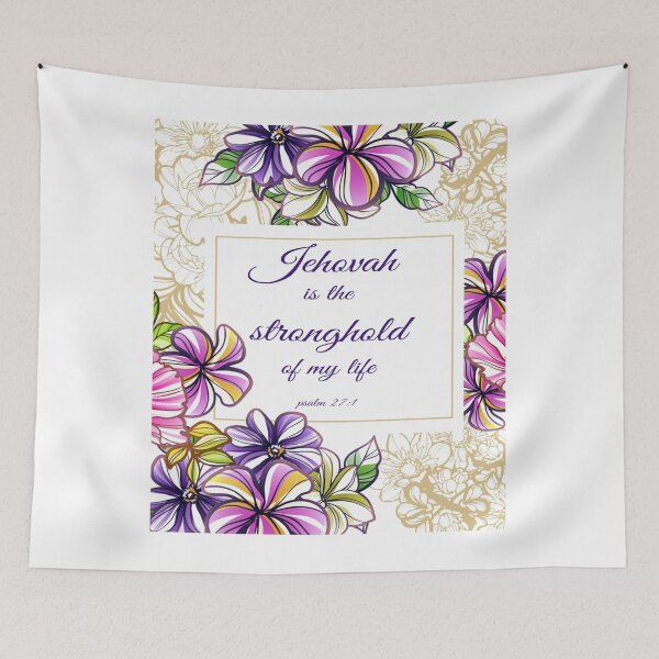 Item preview, JEHOVAH IS THE STRONGHOLD OF MY LIFE Spiral Notebook designed and sold by crafts-gift.