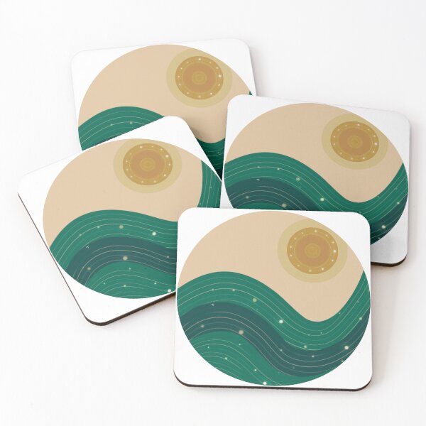 Item preview, Emerald Seas designed and sold by Sunflowers & Sarcasm.