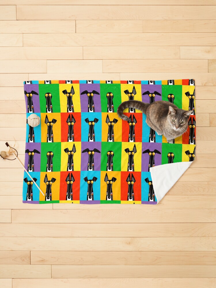 Thumbnail 1 of 6, Pet Blanket, Greyhound Semaphore designed and sold by RichSkipworth.