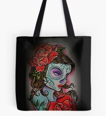 Undead Wild Rose Tote Bag
