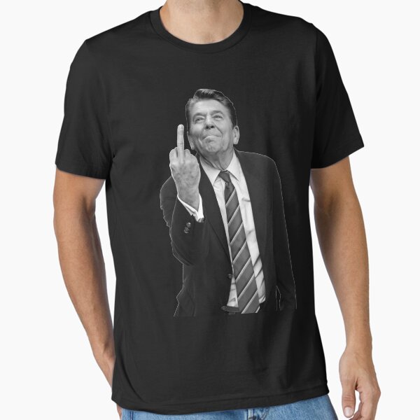 Ronald Reagan Middle Finger Essential T-Shirt
