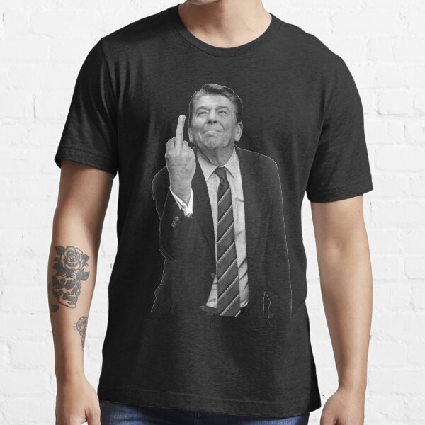 Ronald Reagan Middle Finger Essential T-Shirt