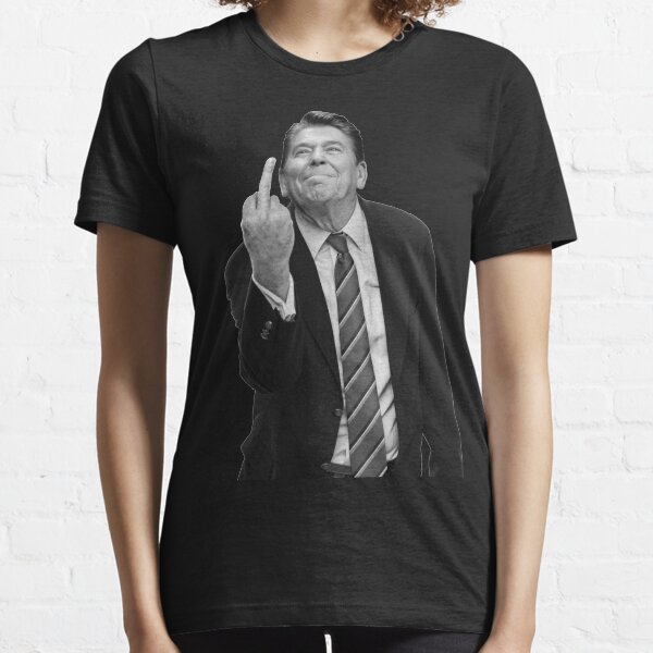 Ronald Reagan Middle Finger Essential T-Shirt