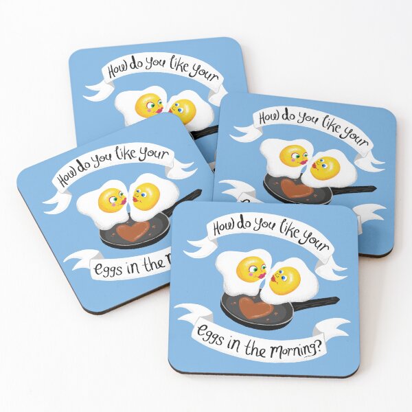 Item preview, How do you like your eggs in the morning? designed and sold by Inflict Design.