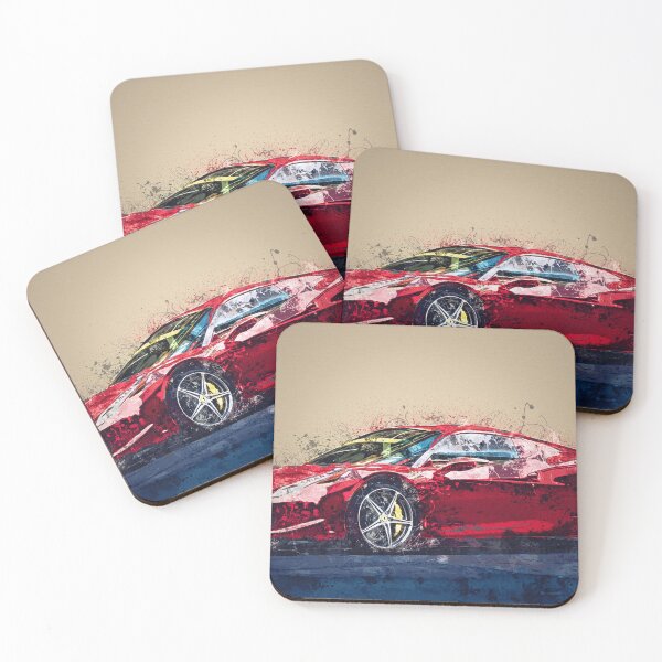 Item preview, Ferrari, Red digital print designed and sold by Jazyshop.