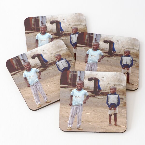 Item preview, You Wanna Take My Picture? Two African boys Grinning, Zanzibar designed and sold by JonDelorme.