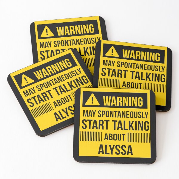 Item preview, warning may spontaneously talk about  alyssa designed and sold by celebteyz.