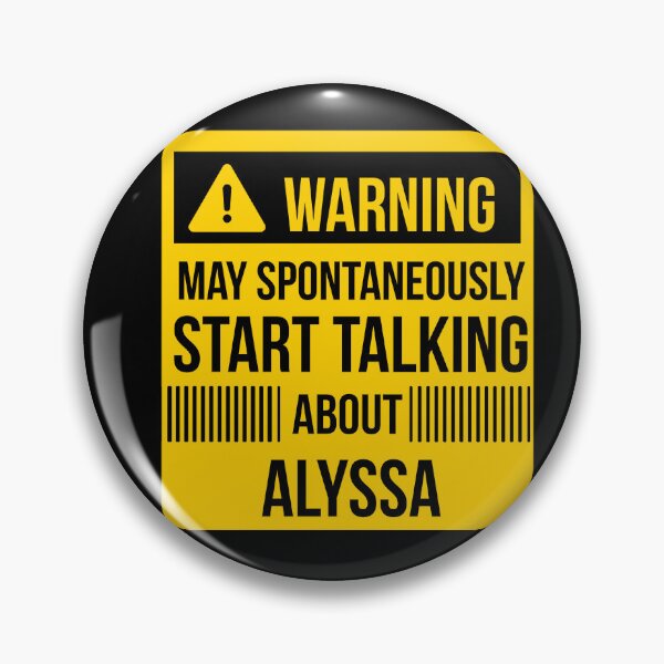 Item preview, warning may spontaneously talk about  alyssa designed and sold by celebteyz.