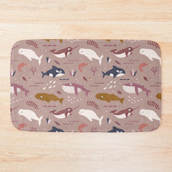Item preview, Purple whales designed and sold by Muxune.