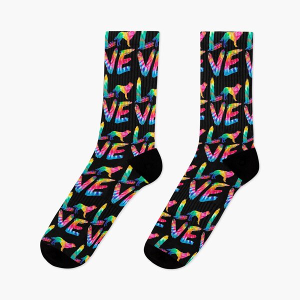 Item preview, Small Munsterlander Pointer Dog Love Tie Dye Design designed and sold by rafaeltto.