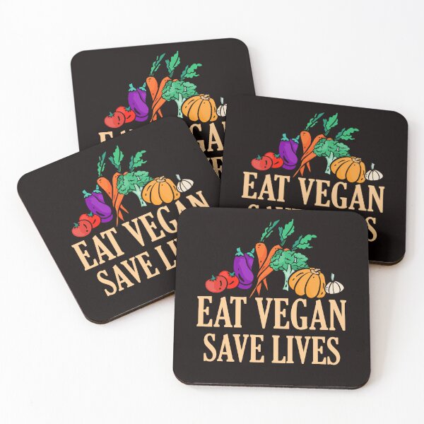 Item preview, Eat Vegan Save Lives Vegetarianism Vegetarian Veggie Food designed and sold by TomGiantDesigns.