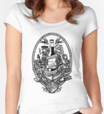 Cerveza Mustache Women's Fitted Scoop T-Shirt