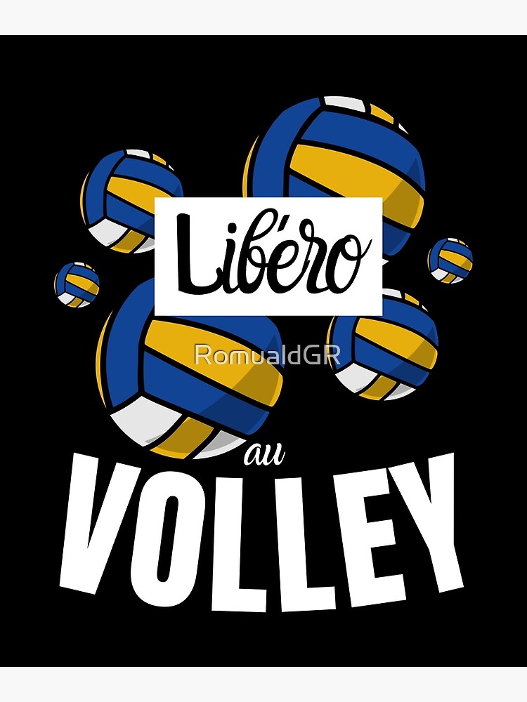 "volleyball player volleyball libero" Poster for Sale by RomualdGR