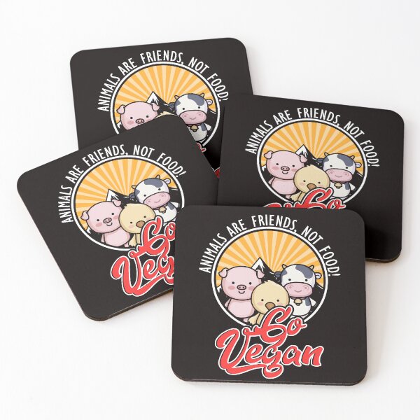 Item preview, Animal Rights Friends Food Meatless Vegan Vegetarian Veggie designed and sold by TomGiantDesigns.