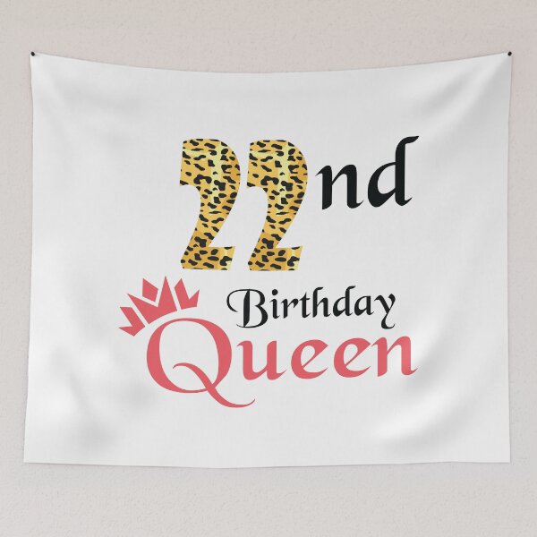 Item preview, 22nd Birthday Queen - 22nd Birthday Girl Party Outfit designed and sold by jain-ravi002.