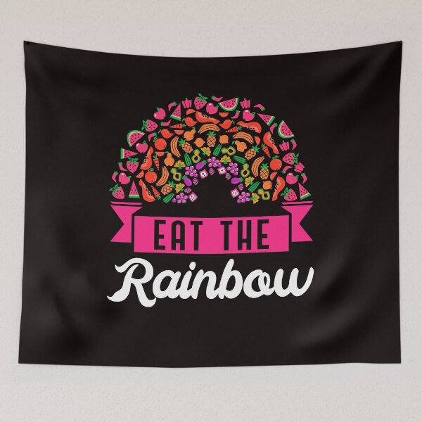 Item preview, Eat Rainbow Vegan Vegetarian Veganism Vegetarianism Veggie designed and sold by TomGiantDesigns.