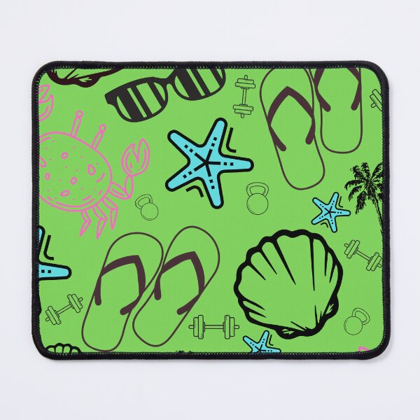 Item preview,  Beach and gym green pattern designed and sold by WAVIstore.
