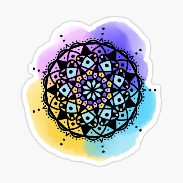 Good Morning Mandala Sticker