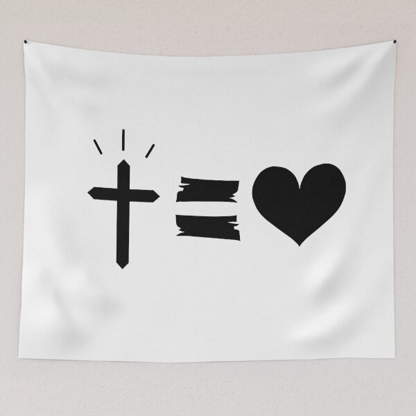Item preview, Cross equals love designed and sold by fadouades.